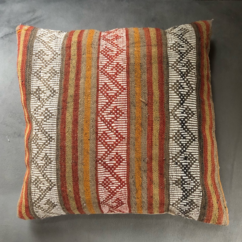 16x16 Turkish Pillowcase Wool/Cotton